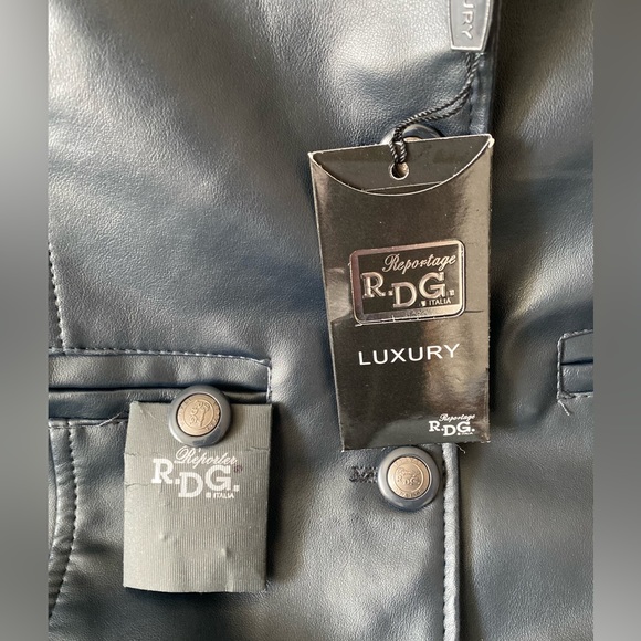 R.D.G Italia Luxury Leather Jacket - Picture 4 of 6